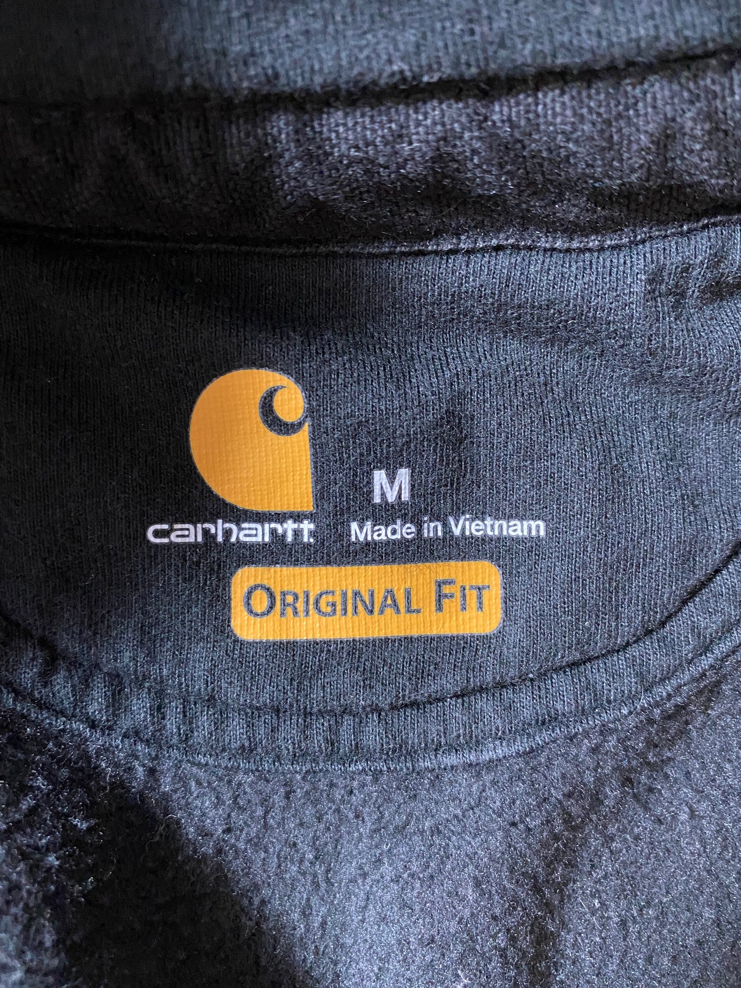 Vintage CARHARTT Size M Zip-up Hoodie Sweat-Shirt / K9667