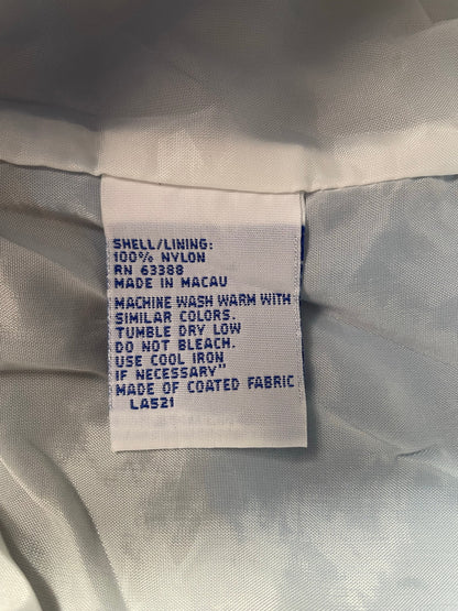 90's CAROLINA PANTHERS Size L Vintage NFL Zip-up Nylon Jacket / A8847