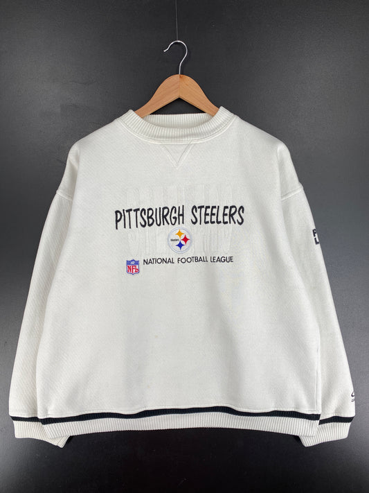 Vintage PITTSBURGH STEELERS Size XL NFL Sweat-Shirt / E3925S