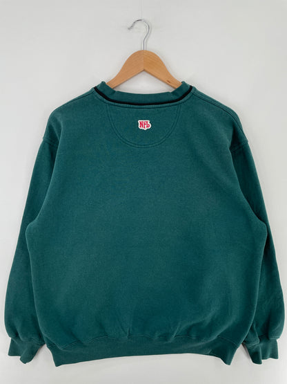 Vintage PHILADELPHIA EAGLES Size L NFL Sweat-shirt / E2738S