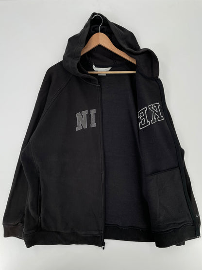 00' NIKE Size XXL Vintage Zip-up Hoodie Sweat-shirt / E1683S