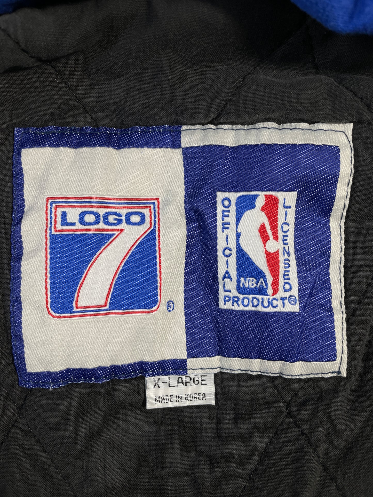 90’s NEW YORK KNICKS Size XL NBA Cotton Jacket / A9752