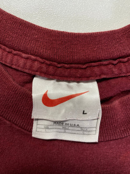 90’s NIKE CENTER SWOOSH Made in USA Size L Vintage Long Sleeve T-shirt / E6557T