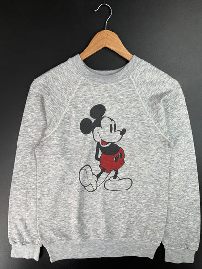 80's DISNEY MICKEY Size M Vintage Sweat-shirt / E618