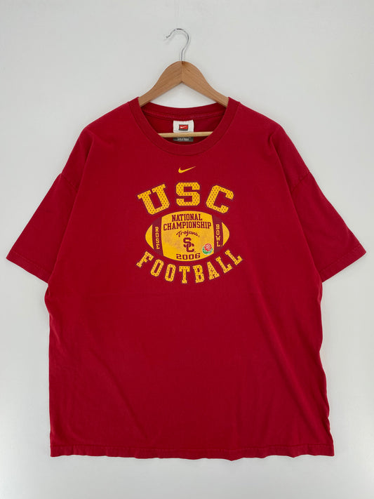 2006 USC TROJANS Size XL Vintage College T-Shirts / A2383