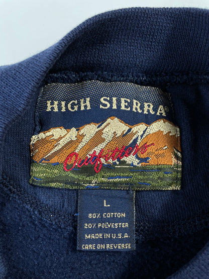 90's HIGH SIERRA Made in USA Size L Vintage Animal Sweat-Shirt / E1375S