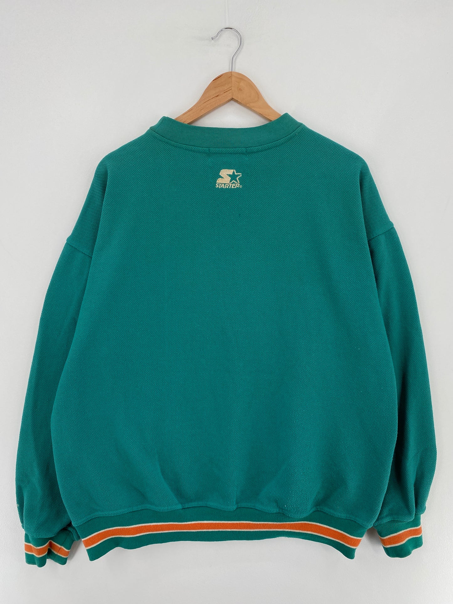 90’s STARTER x MIAMI DOLPHINS Size XL Vintage NFL Sweat-Shirt/ E2007S