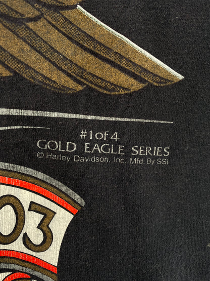 80’s HARLEY DAVIDSON Made in USA Size L Vintage T-Shirt / E522