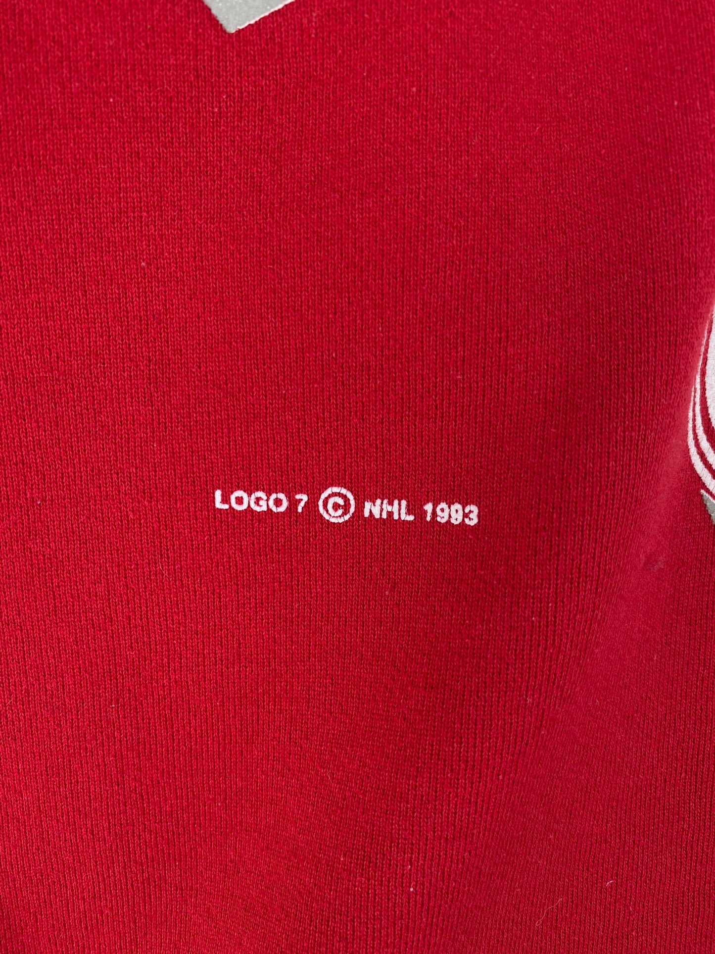 90's DETROIT RED WINGS Made in USA Size XL Vintage NHL Sweat-Shirt / A6132