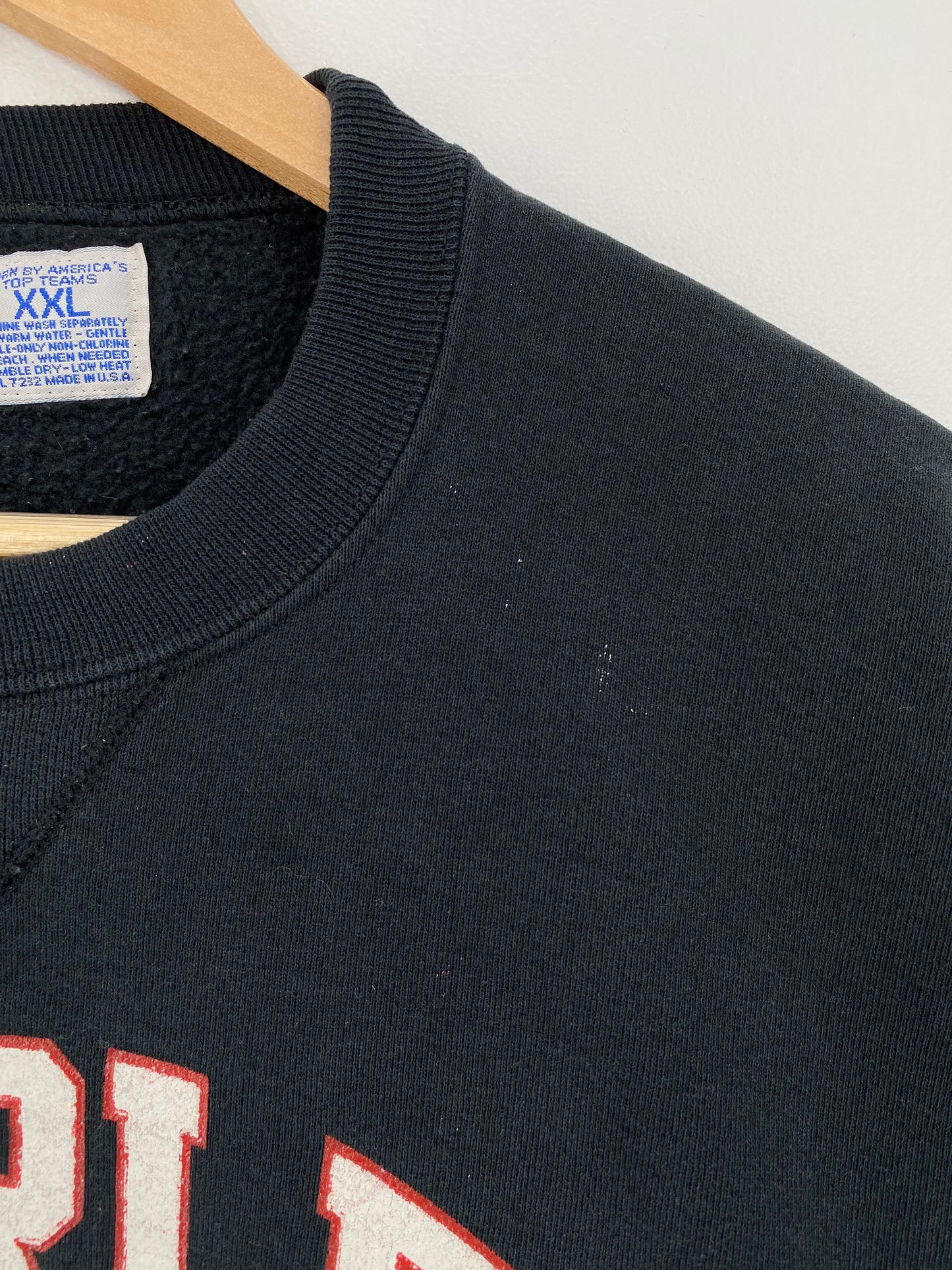 90's RUTGERS SCARLET KNIGHTS Made in USA Size XXL Vintage College Sweat-shirt / A2367