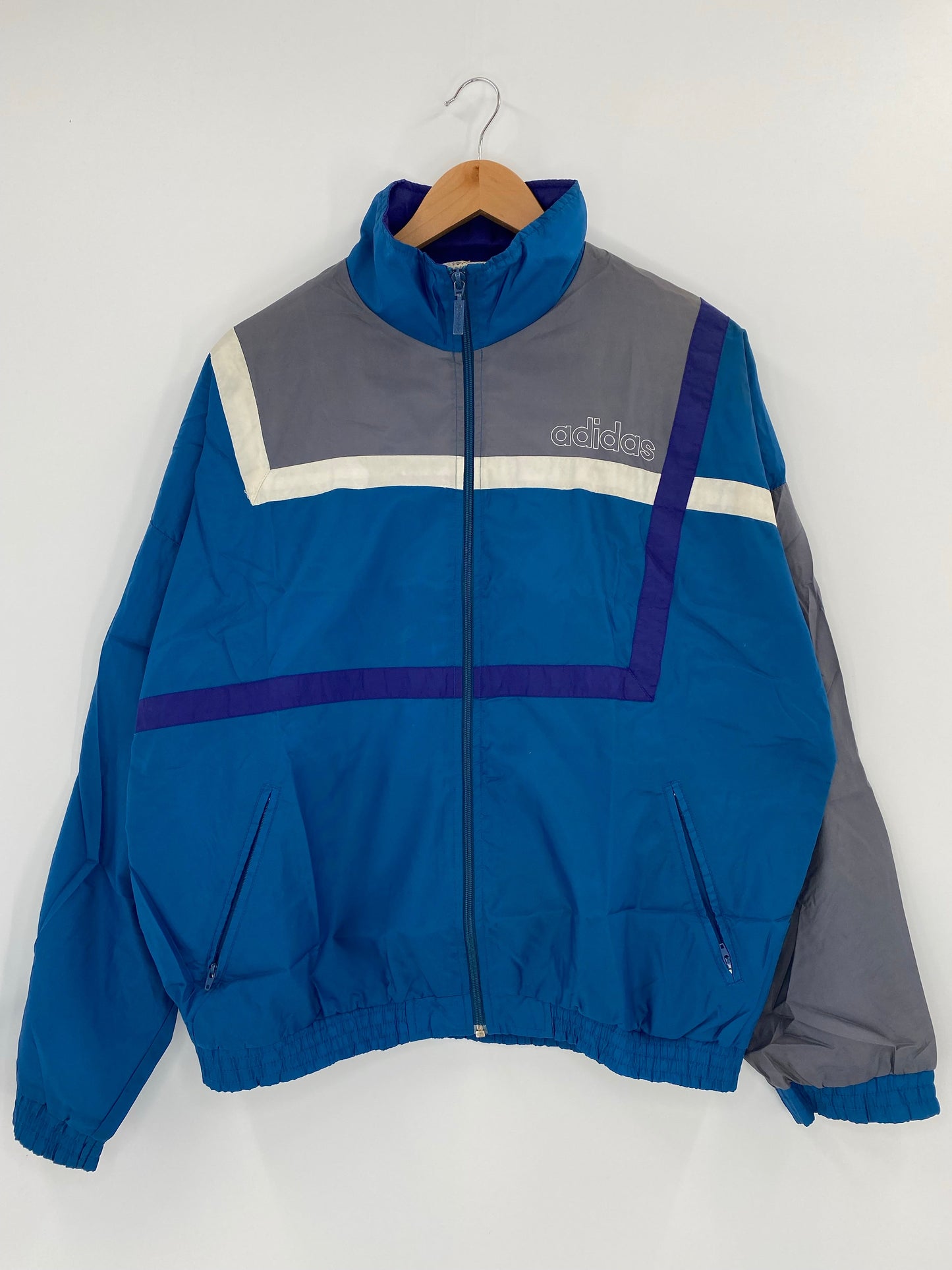 90's ADIDAS Approx. Size L Vintage Nylon Jacket / E1142