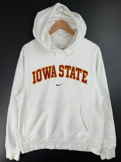 Vintage NIKE x IOWA STATE Size M College Hoodie Sweat-Shirt / A9676