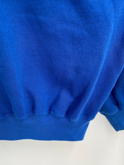 90’s NIKE Silver Tag Size No Tag (Approx.XL-XXL) Vintage Button Down Sweat-shirt / A9885