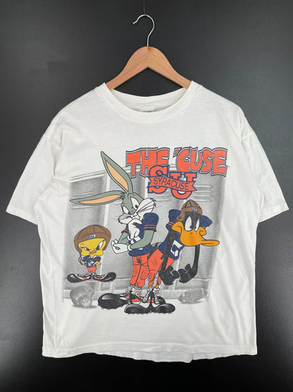1995 LOONEY TUNES x SYRACUSE Size L Vintage T-Shirt / A531