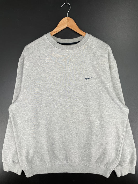 00' NIKE MINI SWOOSH Size L Vintage Sweat-shirt / A6572