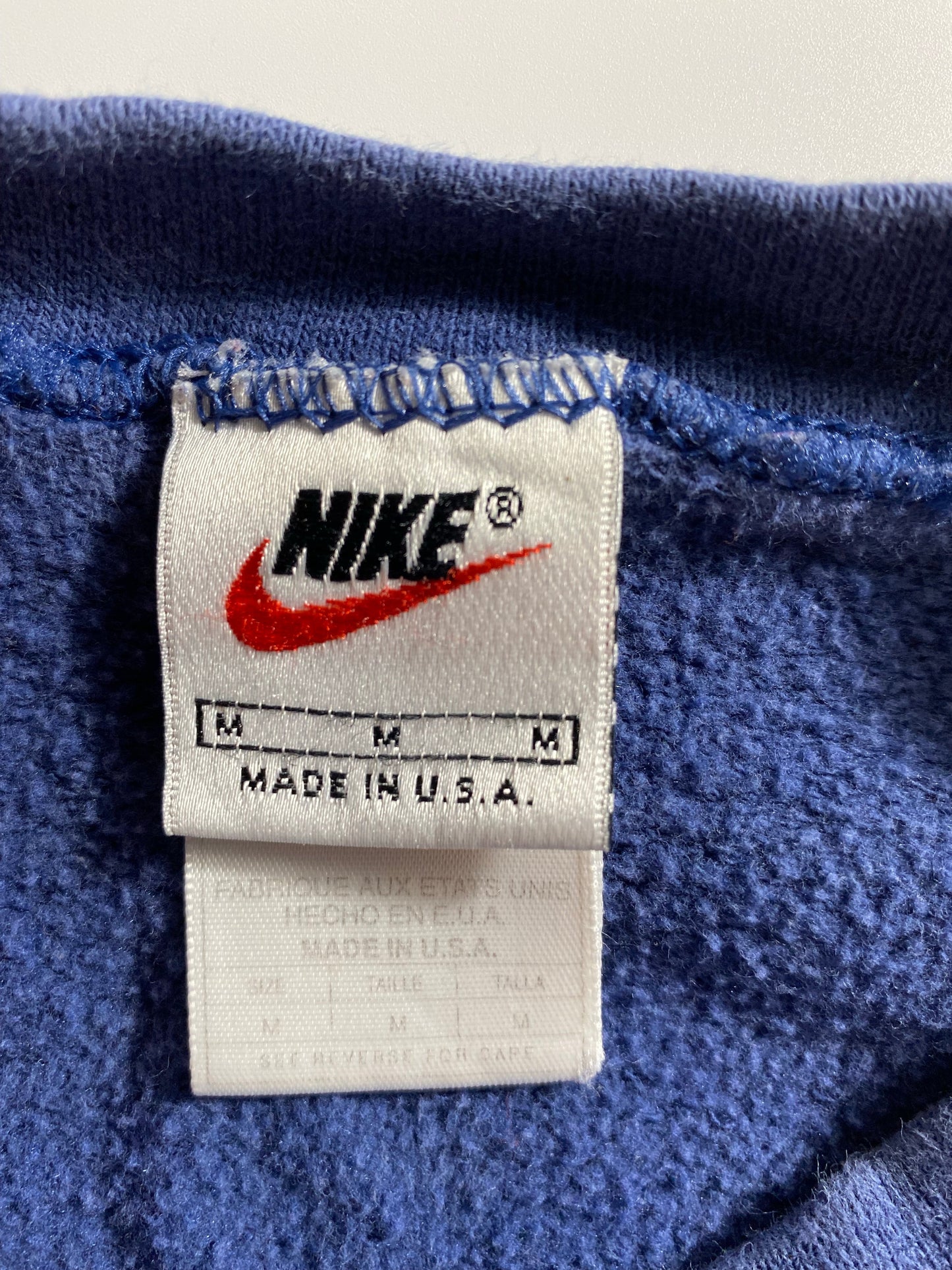 90’s NIKE MINI SWOOSH Made in USA Size M Vintage Sweat-Shirt / A9380
