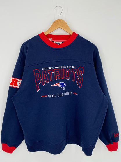 90’s NEW ENGLAND PATRIOTS Size L Vintage NFL Sweat-Shirts/ K7098