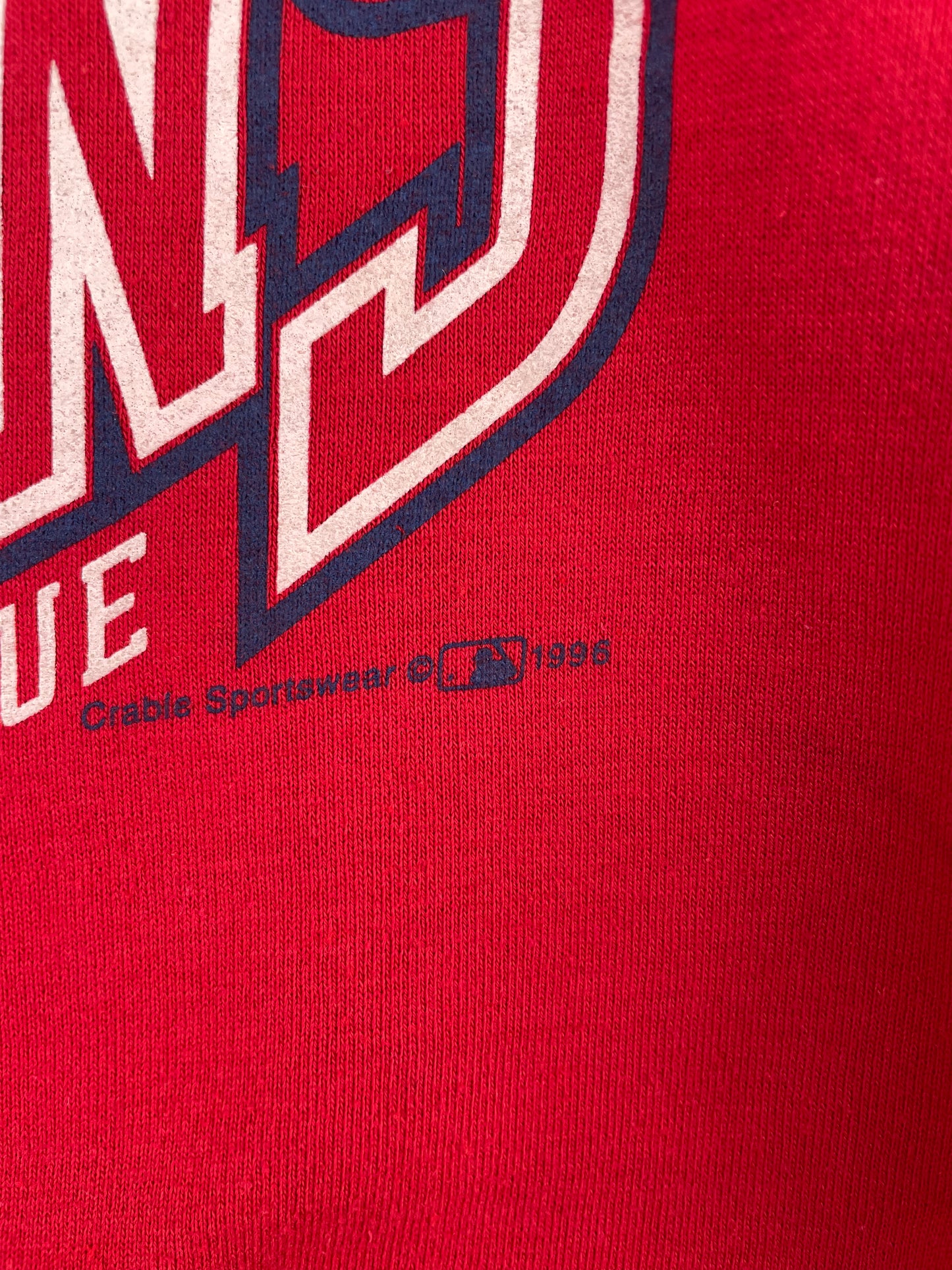 1996 TEXAS RANGERS Size L Vintage MLB Sweat-shirt / A1991