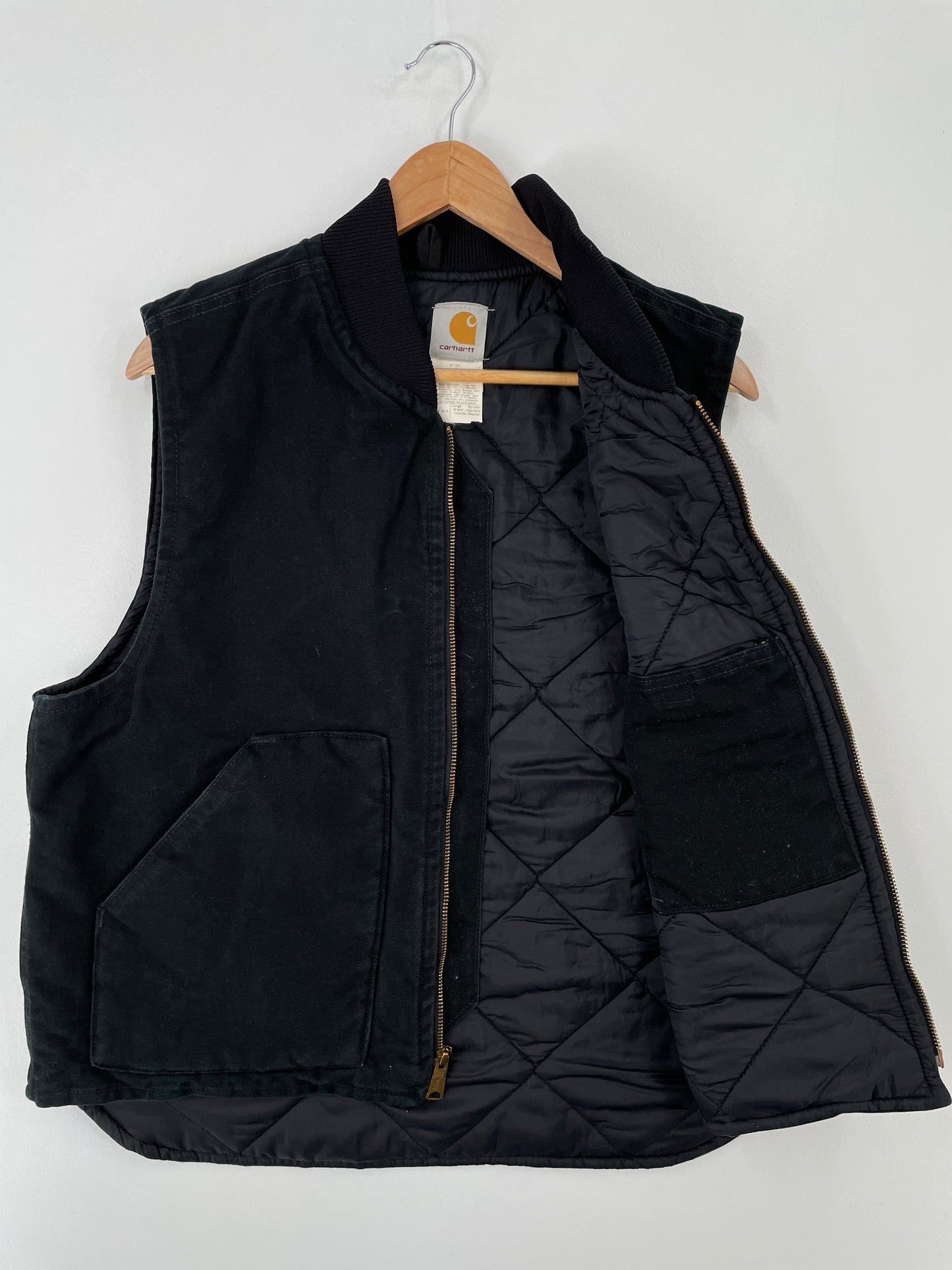 Vintage CARHARTT Size L Duck Vest / A9489