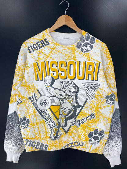 90’s MISSOURI TIGES Size No Tag(approx.M) Vintage College Sweat-Shirts/ K6973
