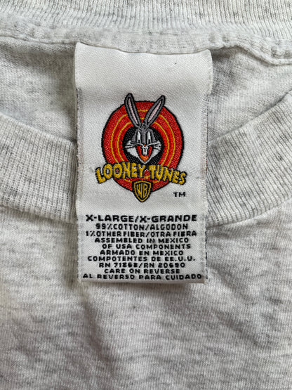 1998 LOONEY TUNES TAZ HALLOWEEN Size XL Vintage T-shirt / A8102