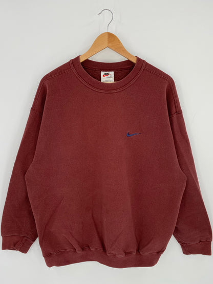 90's NIKE MINI SWOOSH Made in USA Size L Vintage Sweat-Shirt / K6701