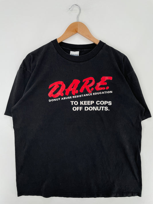90’s D.A.R.E Size XL Vintage T-Shirt / E2718T