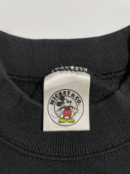 90's DISNEY MICKEY MINNIE HALLOWEEN Made in USA Size L Vintage Sweat-shirt / A7340