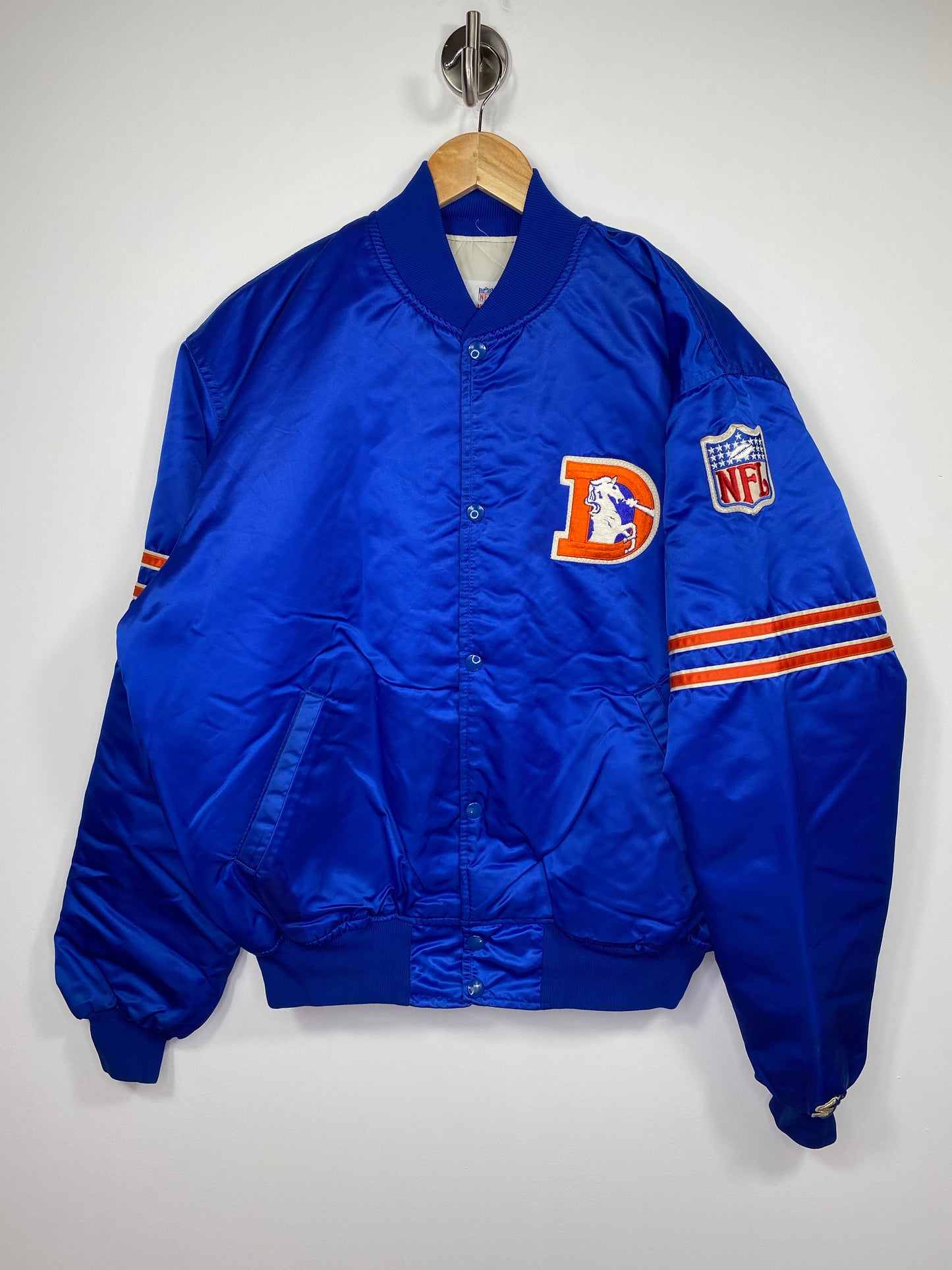 90's Starter x Broncos Vintage Padded NFL Nylon Jacket / 5035