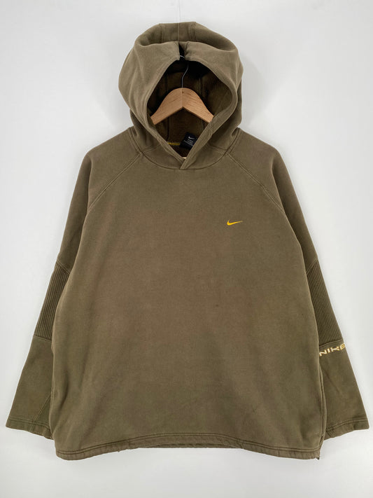 00' NIKE MINI SWOOSH Size XL Vintage Hoodie Sweat-shirt / A915