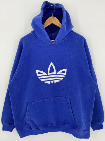 90’s ADIDAS Made in USA Size XL Hoodie Sweat-shirt / A8883