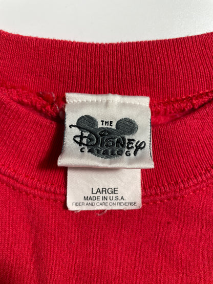00’ DISNEY WINNIE THE POOH CHRISTMAS Made in USA Size L Vintage Sweat-shirt / E668