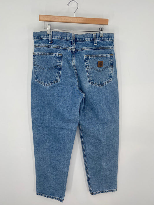 Vintage CARHARTT Size W34xL28.5 Denim Pants / A8108
