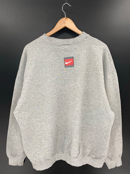 90's NIKE MICHIGAN FOOTBALL  Made in USA Size XL Vintage College Sweat shirt / K7538