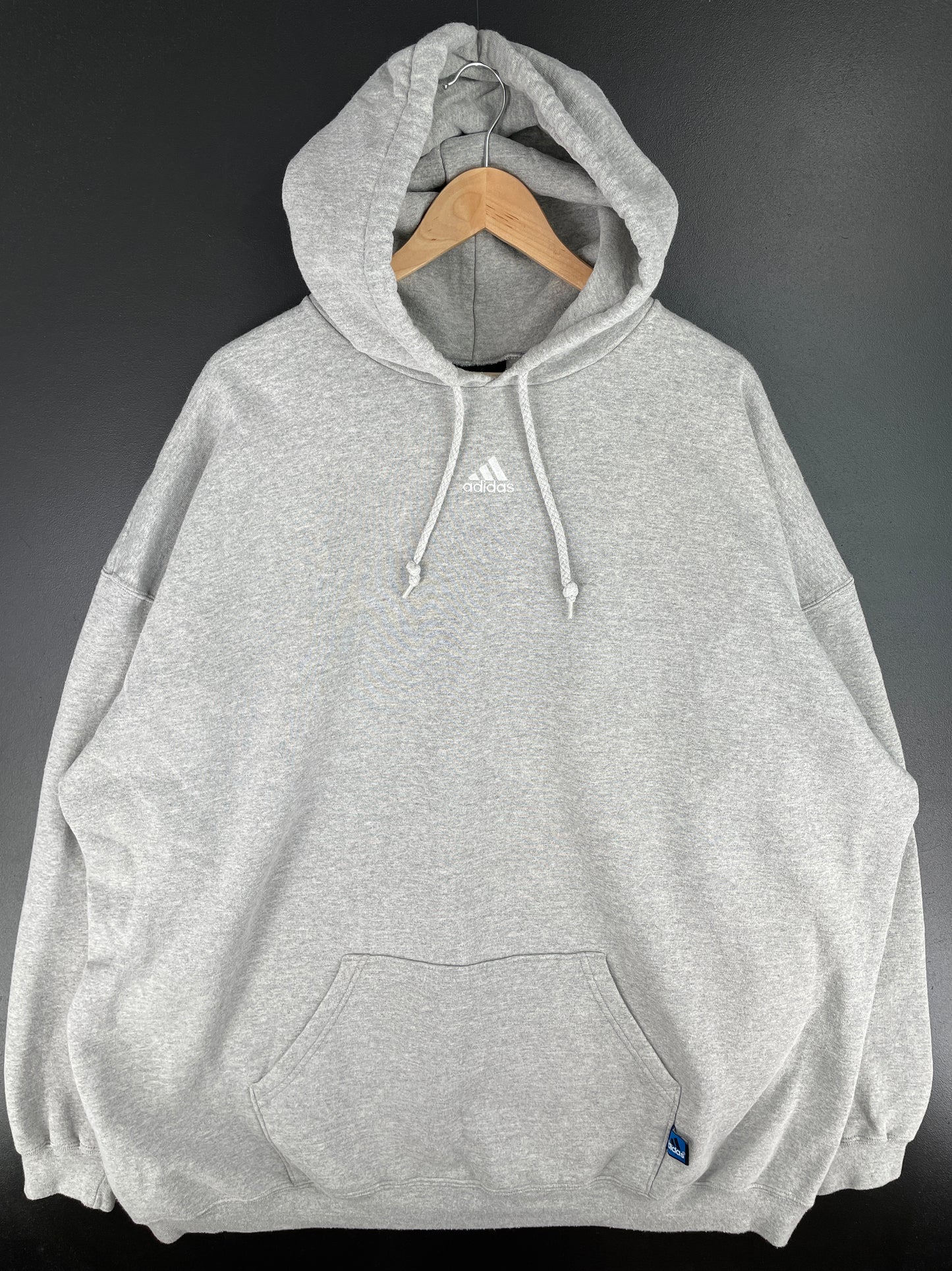 90's ADIDAS Made in USA Size XXXXL Vintage Hoodie Sweat-shirt / A4293