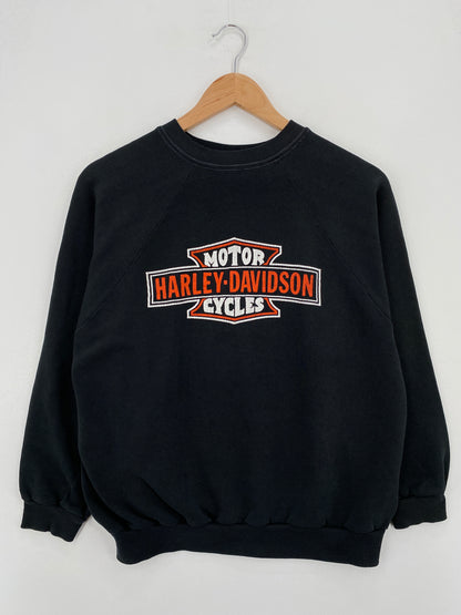 80’s HARLEY DAVIDSON Made in USA Size L Vintage Sweat-Shirt / A7843