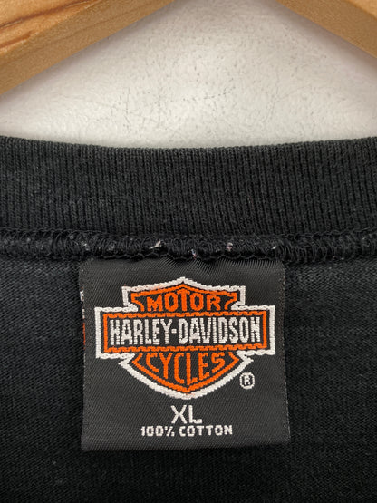 1996 HARLEY DAVIDSON Made in USA Size XL Vintage Long Sleeve T-Shirt / A5551