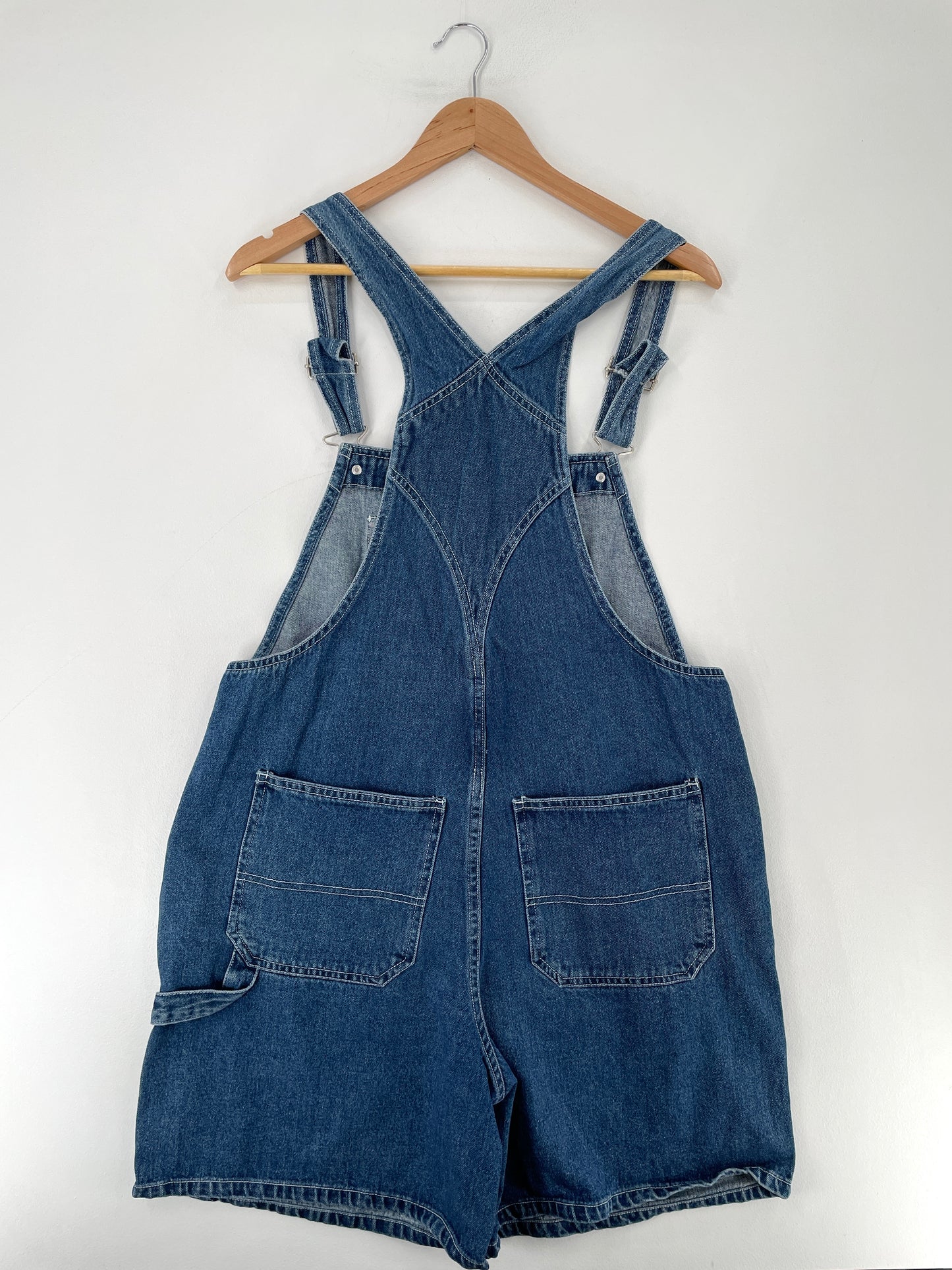 00' DISNEY MICKEY Size Approx.L Vintage Denim Overall / E6661P