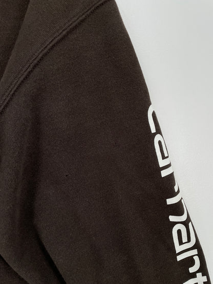 Vintage CARHARTT Size L Hoodie Sweat-Shirt / A8703
