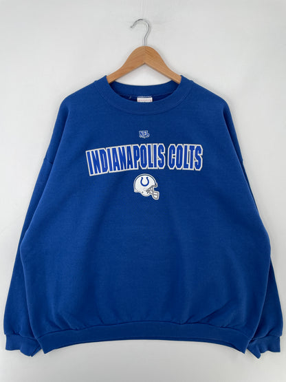 Vintage INDIANAPOLIS COLTS Size XXXL NFL Sweat-Shirt / E4217S