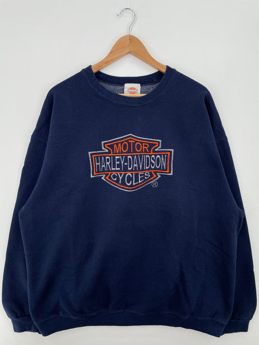 Vintage HARLEY DAVIDSON Size XL Sweat-Shirt / A8563