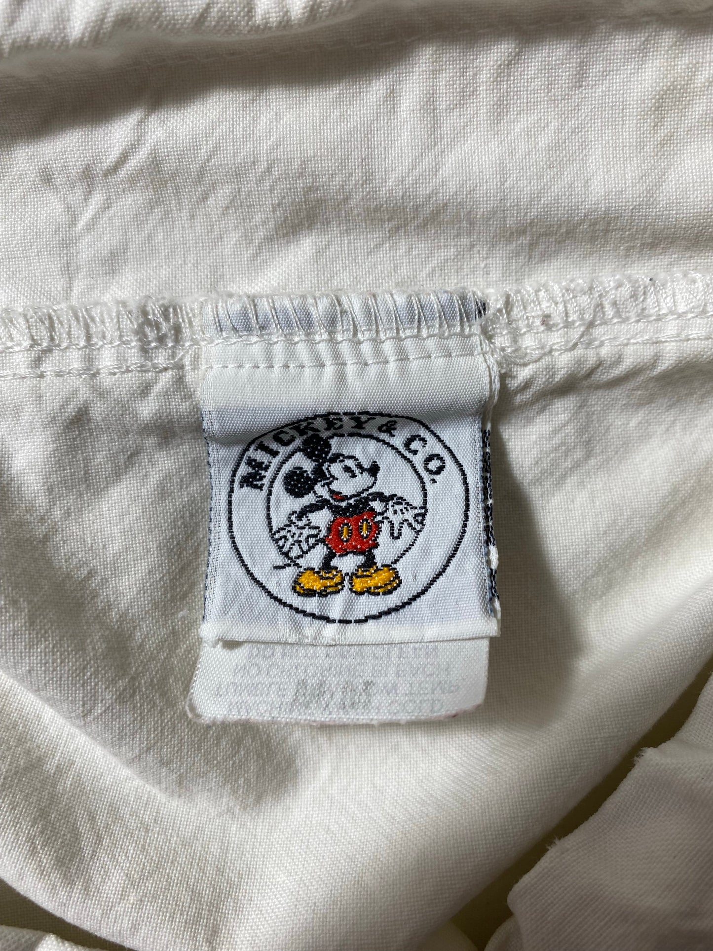 .90's DISNEY MICKEY AND FRIENDS Size M Vintage long Sleeve T-Shirt / A9731