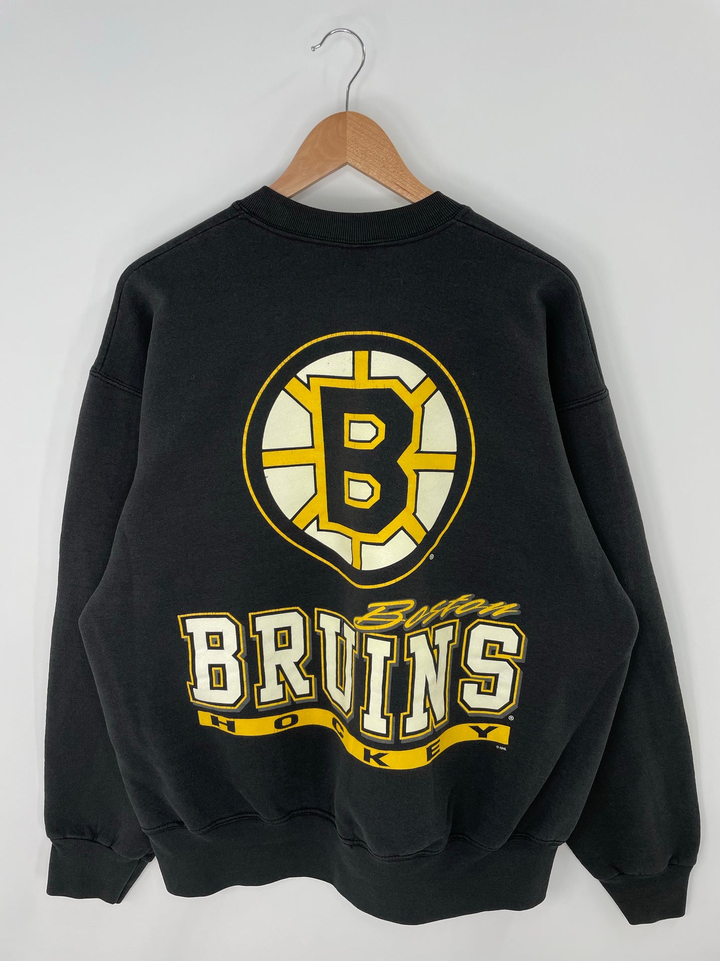 90’s BOSTON BRUINS Made in USA Size XL Vintage NHL Sweat - Shirt/ K8898