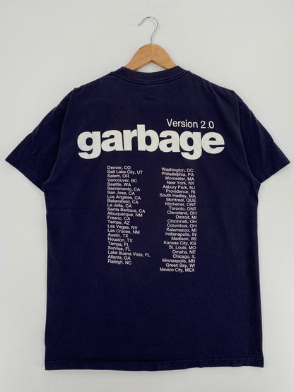 1998 GARBAGE VERSION 2.0 TOUR Size L Vintage Music T-Shirt / A5199