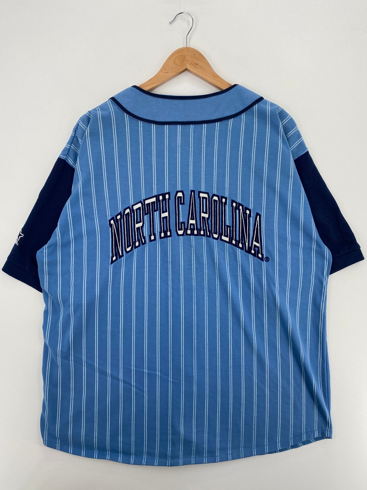 90's NORTH CAROLINA Size L Vintage College Baseball-Shirt  / A6086