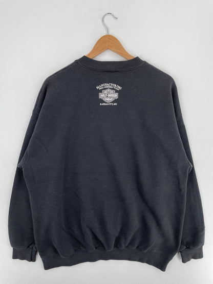 2001 HARLEY DAVIDSON Size XL Vintage Sweat-shirt / A5164