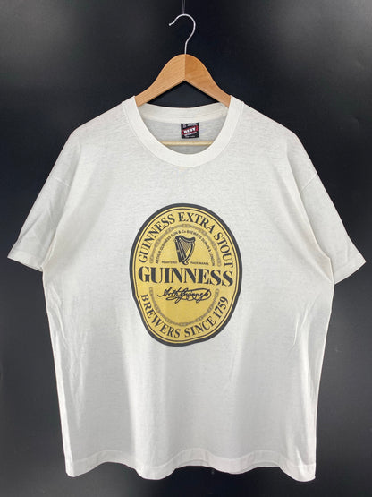 80’s GUINESS Made in USA Size XL T-Shirt / K6575