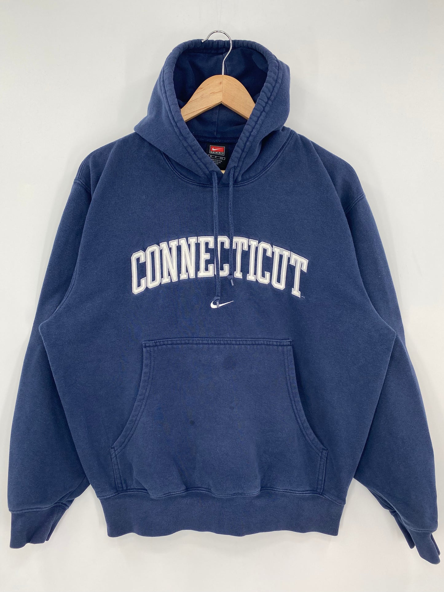 00' NIKE CONNECTICUT Size S Vintage College Hoodie Sweat-Shirts/ A140