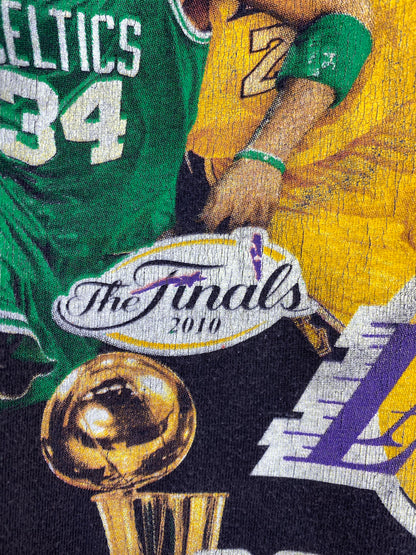 2010 LOS ANGELES LAKERS Size XXXL Vintage NBA T-Shirt / K7527