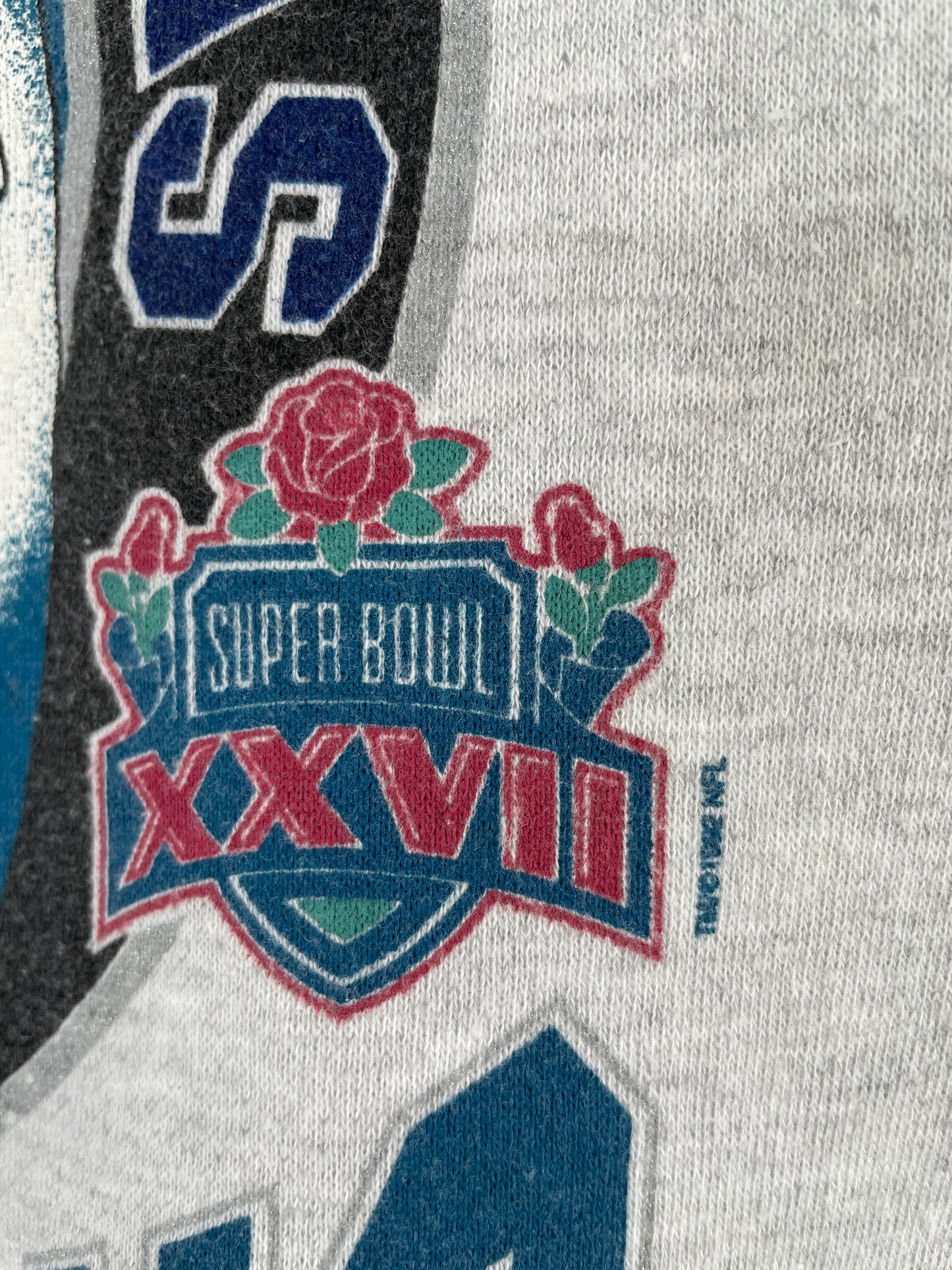 1993 STARTER x DALLAS COWBOYS SUPER BOWL CHAMPIONS Size L Vintage NFL Sweat-Shirt / A6136